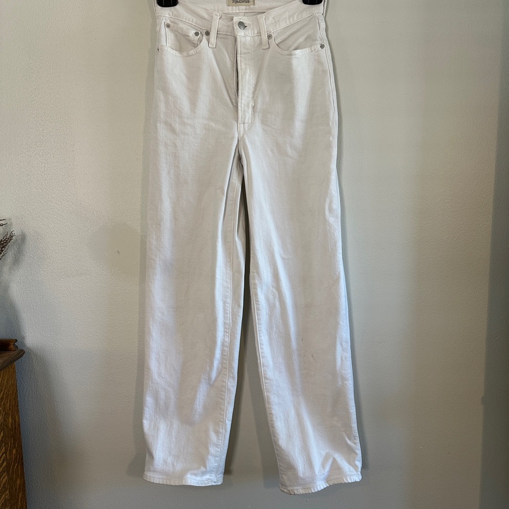 Madewell perfect wide leg jeans 25T